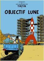  Tintin Objectif Lune  albumi Ranskankielinen    